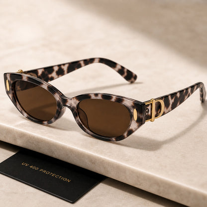 DD Sunglasses - White Leopard