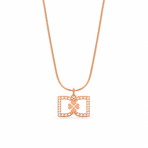 DD Necklace Diamond - Rose Gold