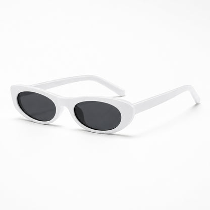 Suki Sunglasses - White Black