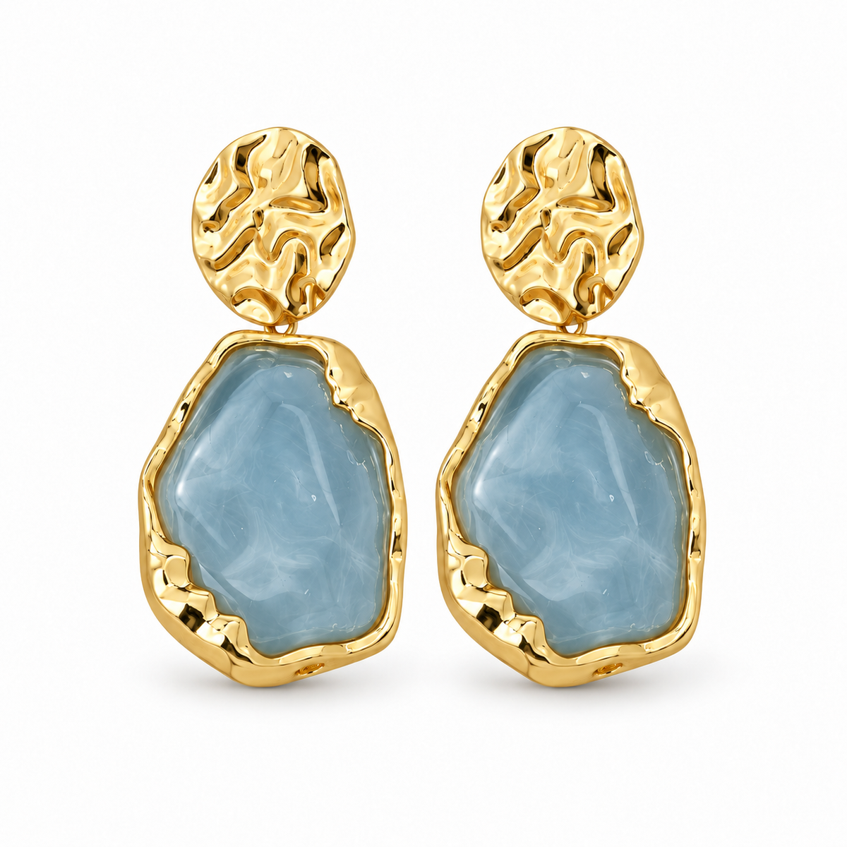 Marielle Earrings - Gold/Turquoise