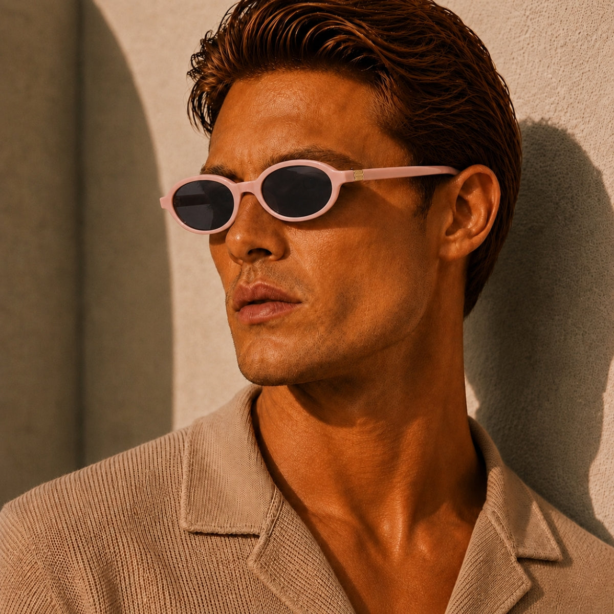 Adrien Sunglasses - Pink Grey