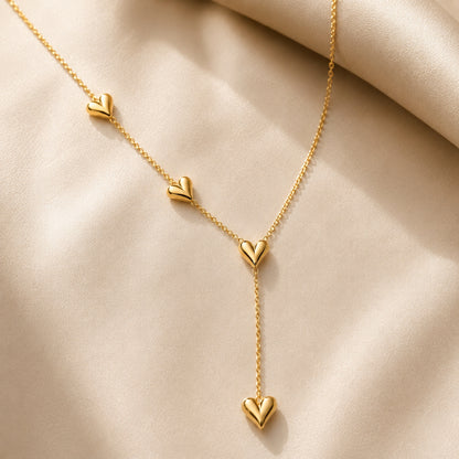 Alva Heart Necklace - Gold