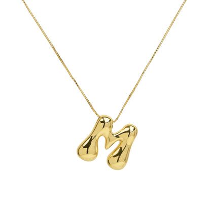 Letter Necklace - Gold