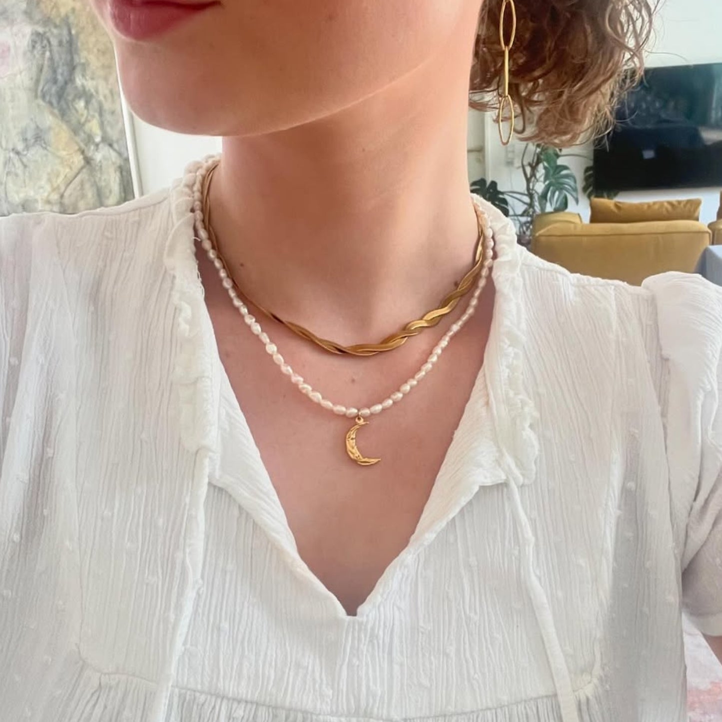 Violet Necklace - Gold