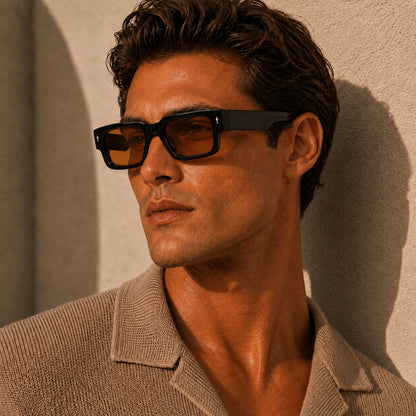Auron Sunglasses - Black Brown