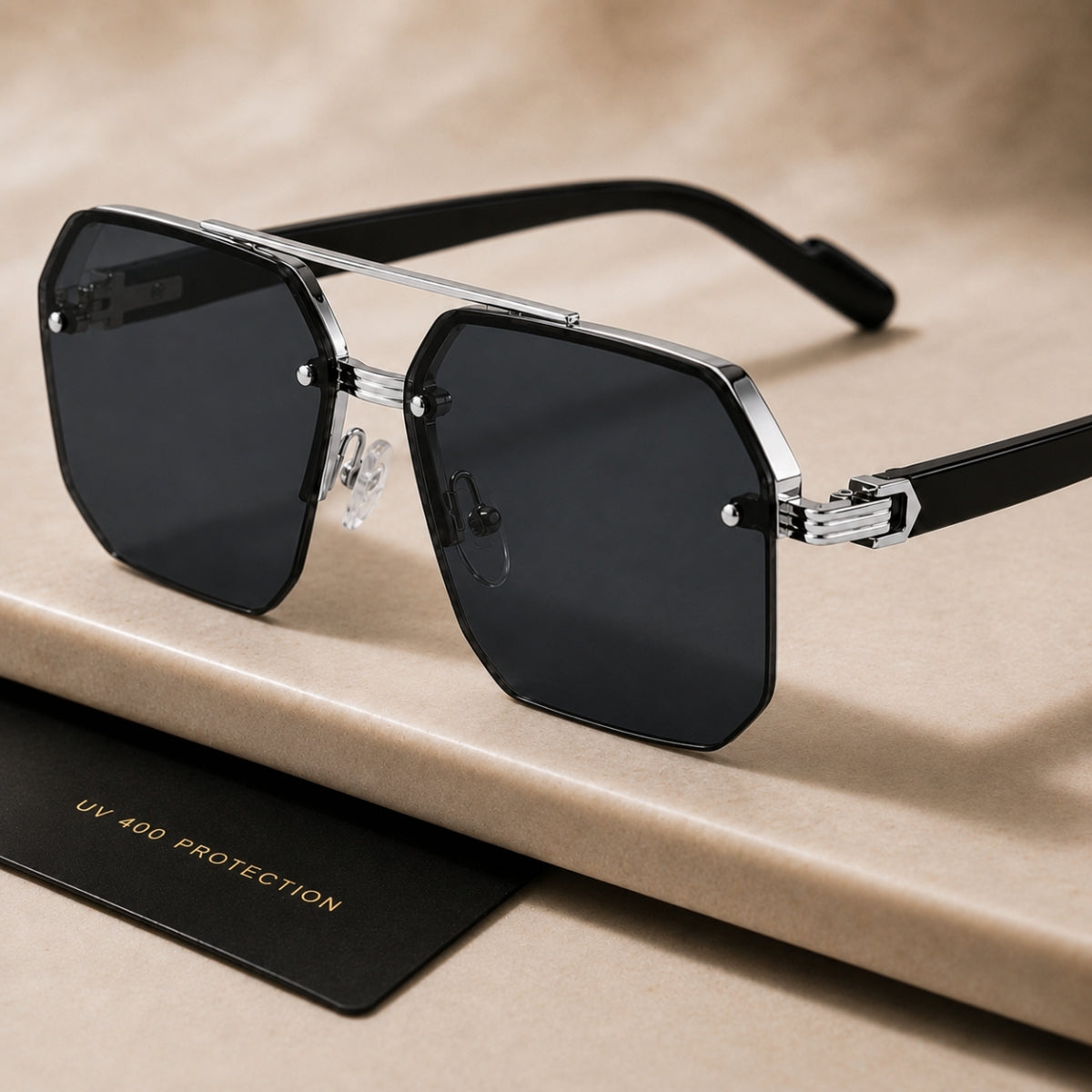 Avero Sunglasses - Black Silver