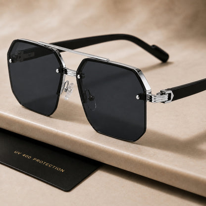 Avero Sunglasses - Black Silver