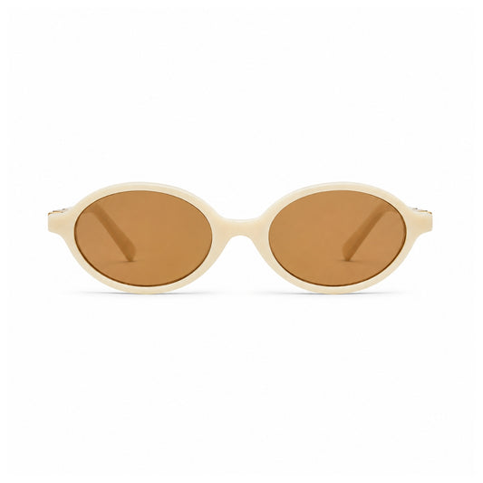 Adrien Solbrille - Beige Tea