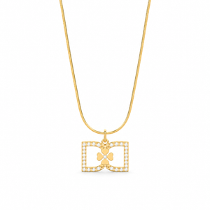 DD Necklace Diamonds - Gold