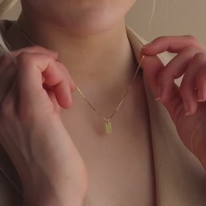Flat Necklace - Gold