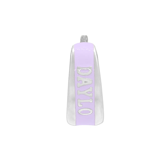 Hoops - Silver/Purple