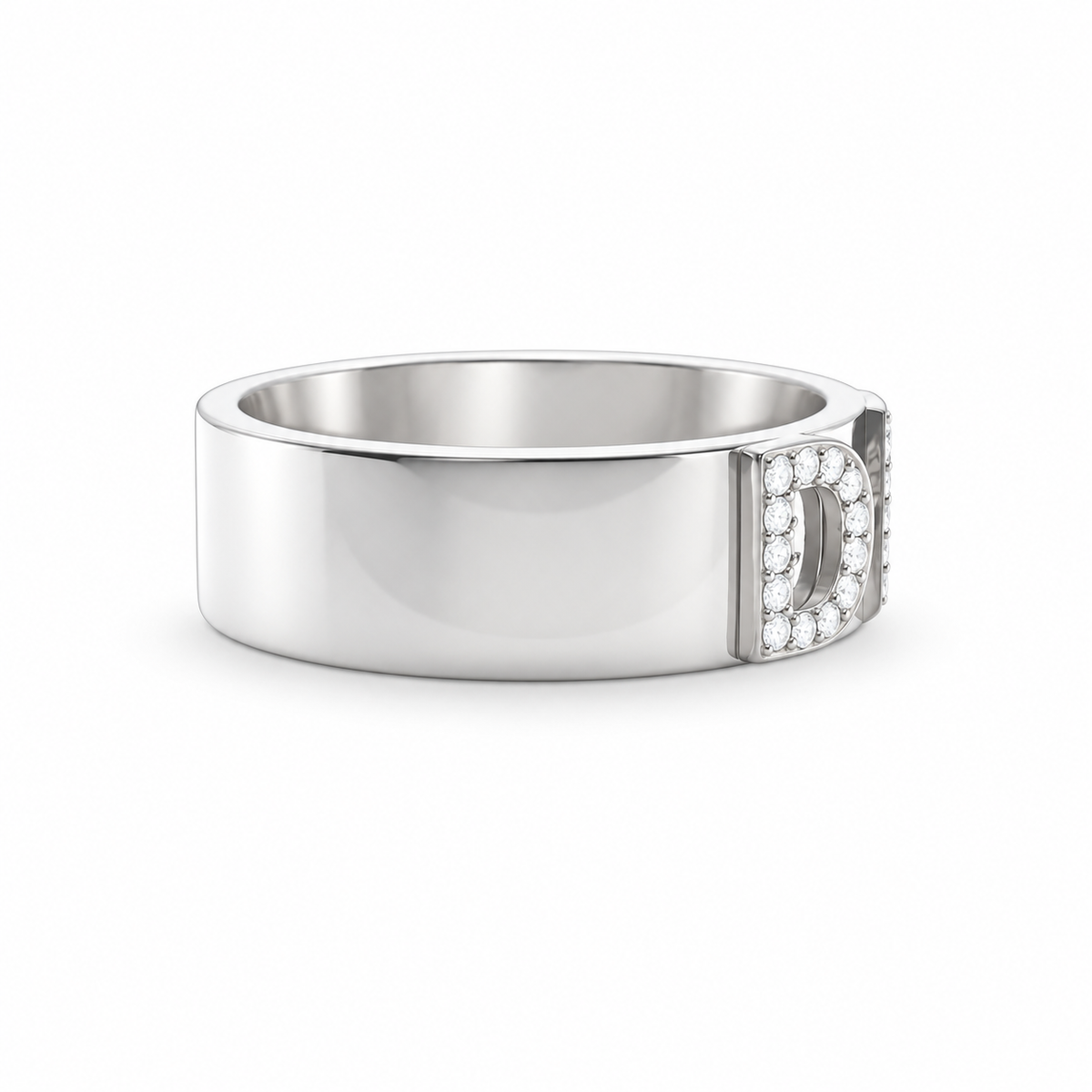 Signature Diamond Ring - Silver