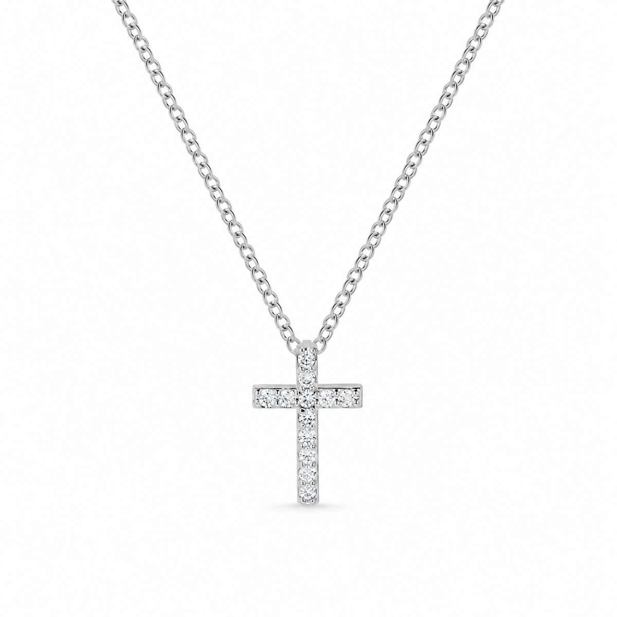 Cross Necklace - Silver
