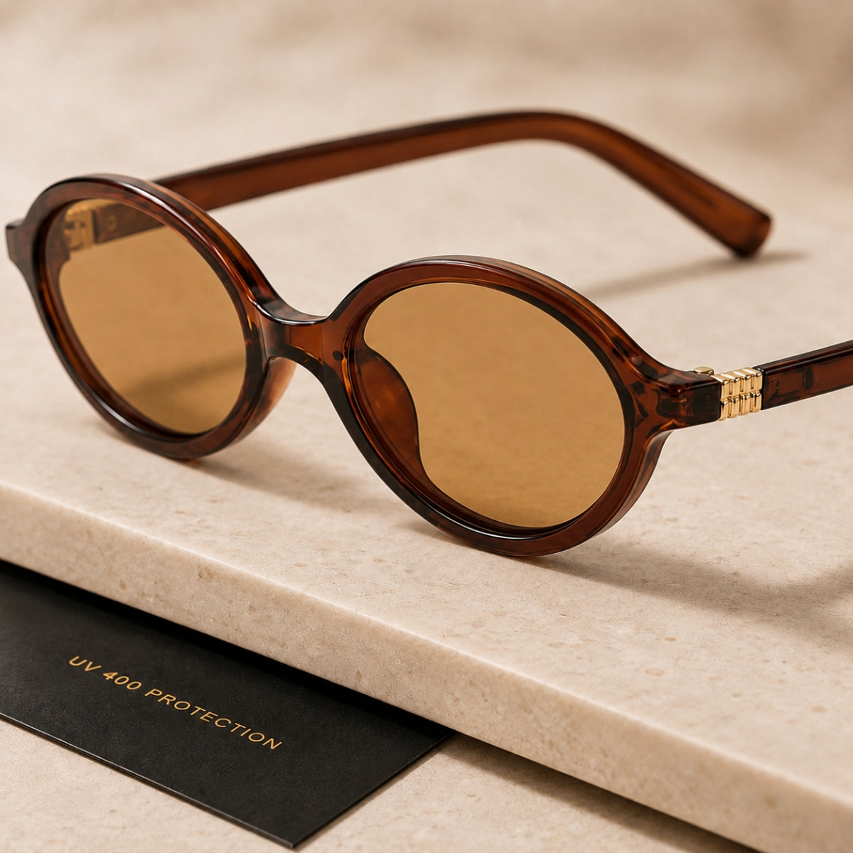 Adrien Sunglasses - Brown Tea