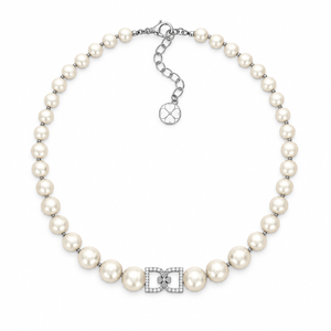 DD Choker Diamanter - Sølv