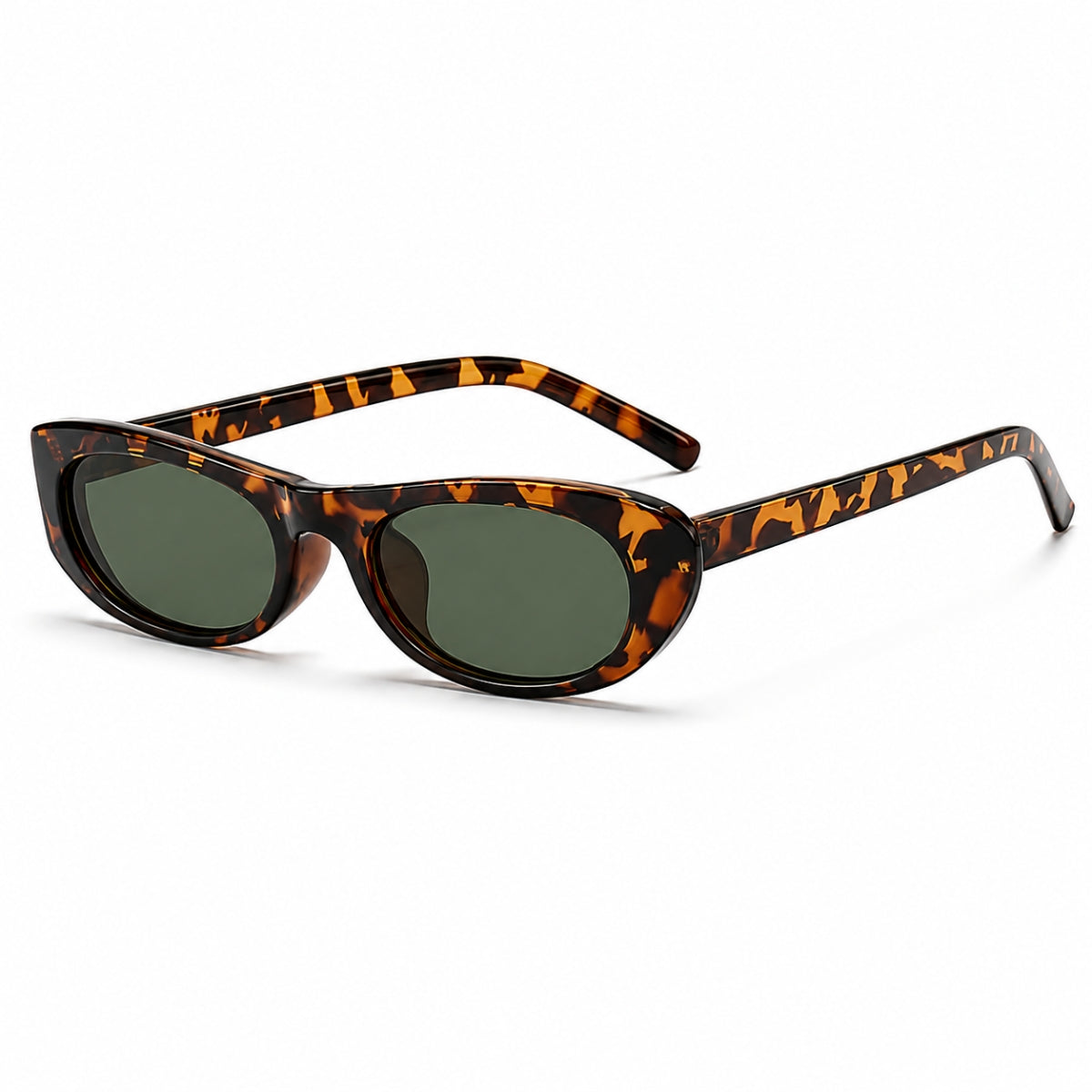 Suki Sunglasses - Leopard Green