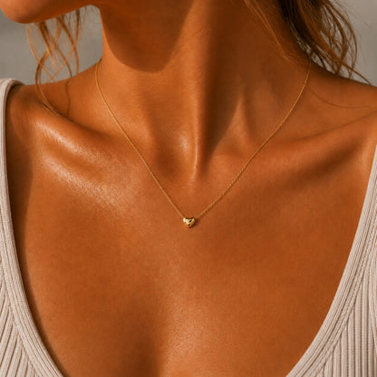 Heart Necklace Petit - Gold