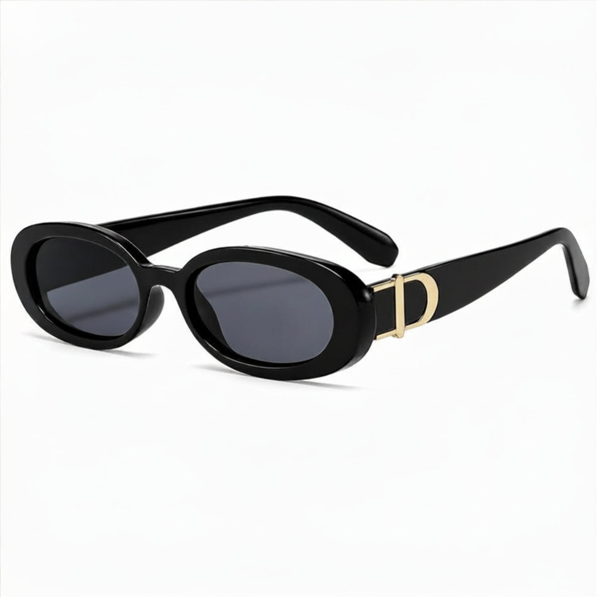 DD Sunglasses Oval - Black Grey