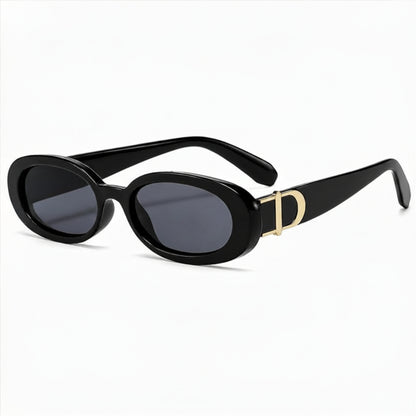 DD Sunglasses Oval - Black Grey
