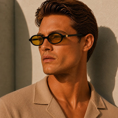 Adrien Sunglasses - Black Yellow